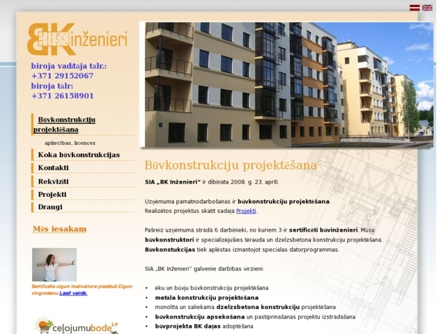 BK Inženieri, SIA